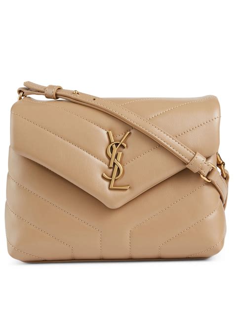 ysl toy loulou dark beige.